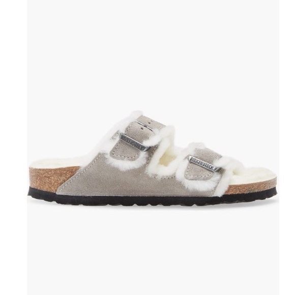 Birkenstock Arizona Genuine Shearing Slide Sandal - Picture 2 of 3